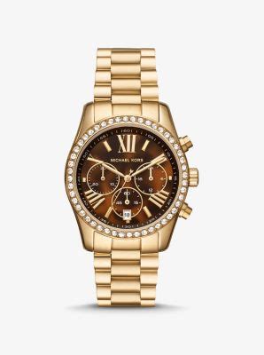 michael kors lexington watch walmart|lexington pavé gold tone watch.